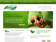 Tablet Screenshot of ambienteejardim.com